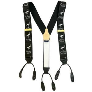 The Stork Club J. Press New York NYC Nightclub Black Men's Suspenders